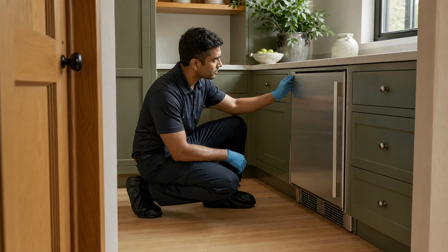 Undercounter ice maker diagnostic visit in Bedford