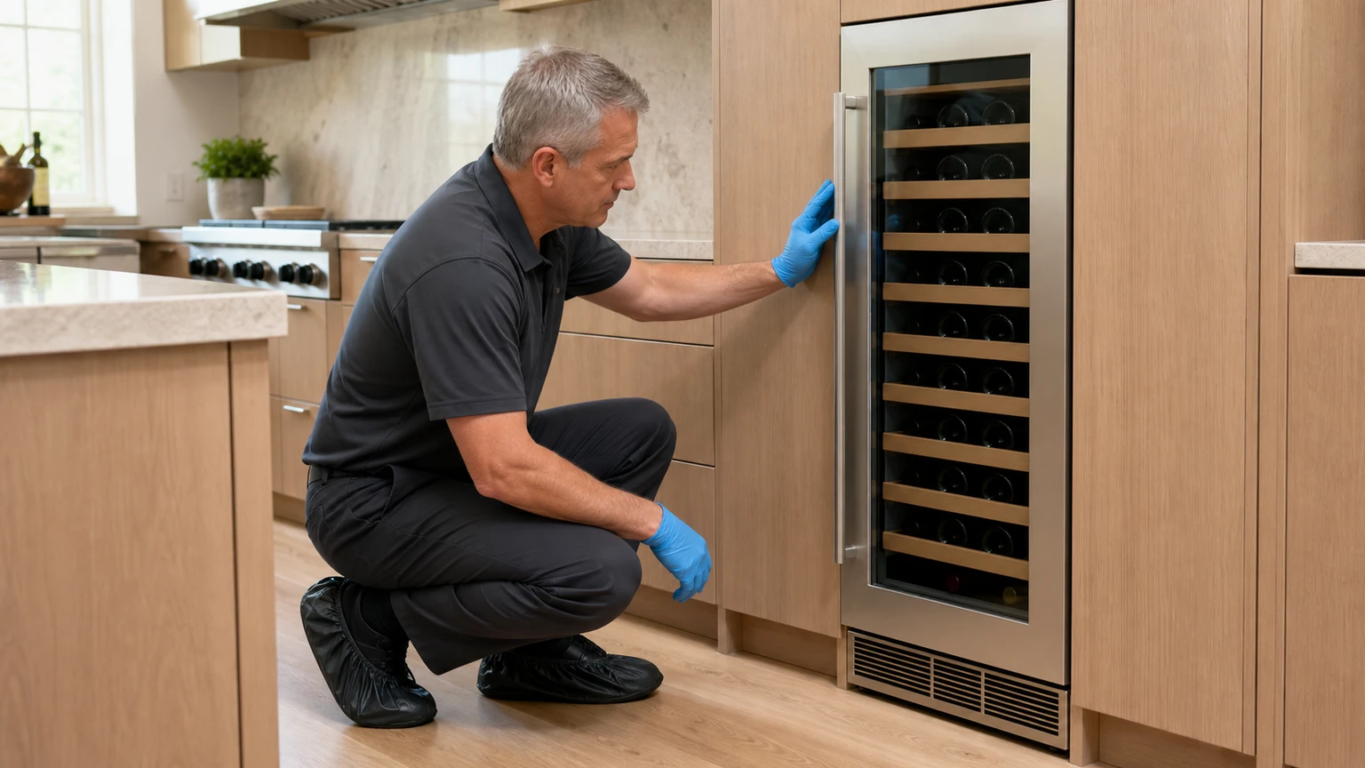 Wine cooler diagnostic visit in Bedford